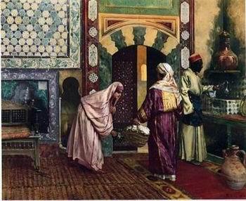 unknow artist Arab or Arabic people and life. Orientalism oil paintings  373 China oil painting art